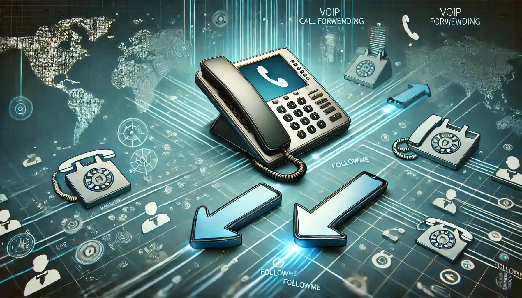 قابلیت followme در ایزابل آموزش راه اندازی فالومی انتقال تماس به موبایل در ویپ انتقال تماس در ایزابل استفاده از followme برای انتقال