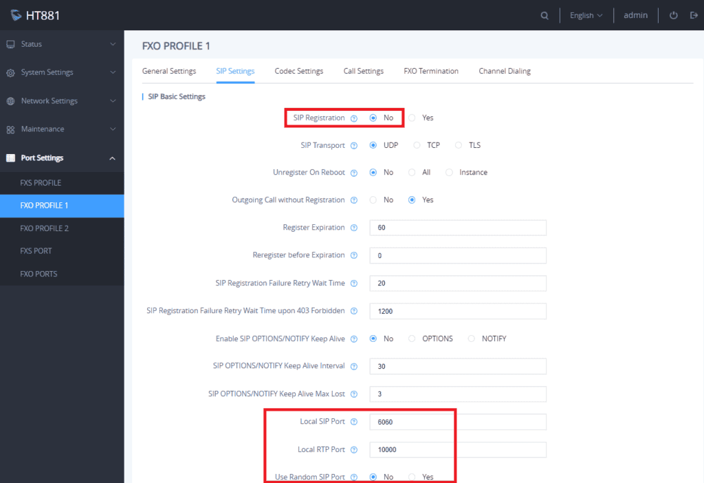 گیتوی HT881 گرنداستریم