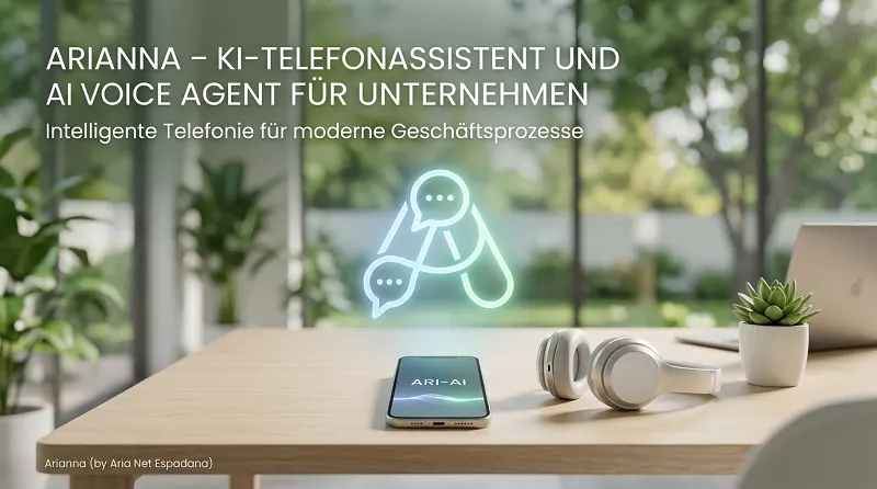 Arianna, KI-Telefonassistent und AI Voice Agent für Unternehmen zur Intelligenten Telefonie